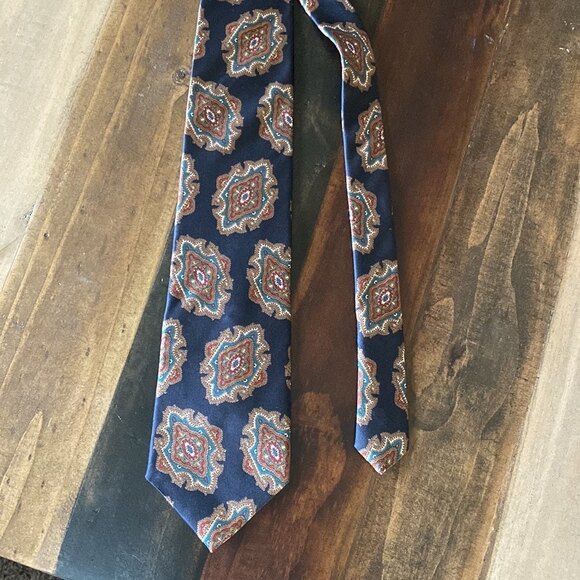 Christian Dior Monsieur 100% Silk Abstract Men's Tie - Picture 7 of 7